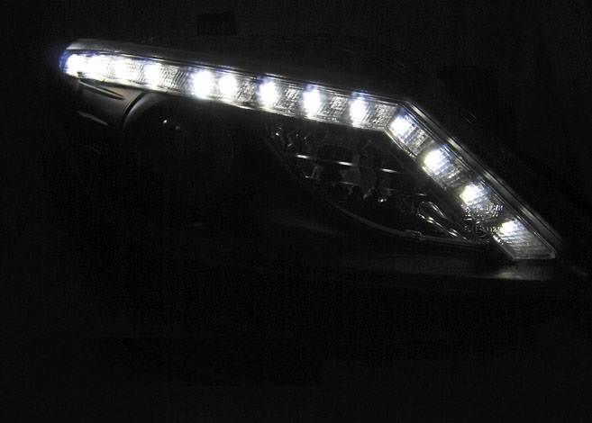 Koplampen passend voor Seat IBIZA 6J 08-12 LED Chroom