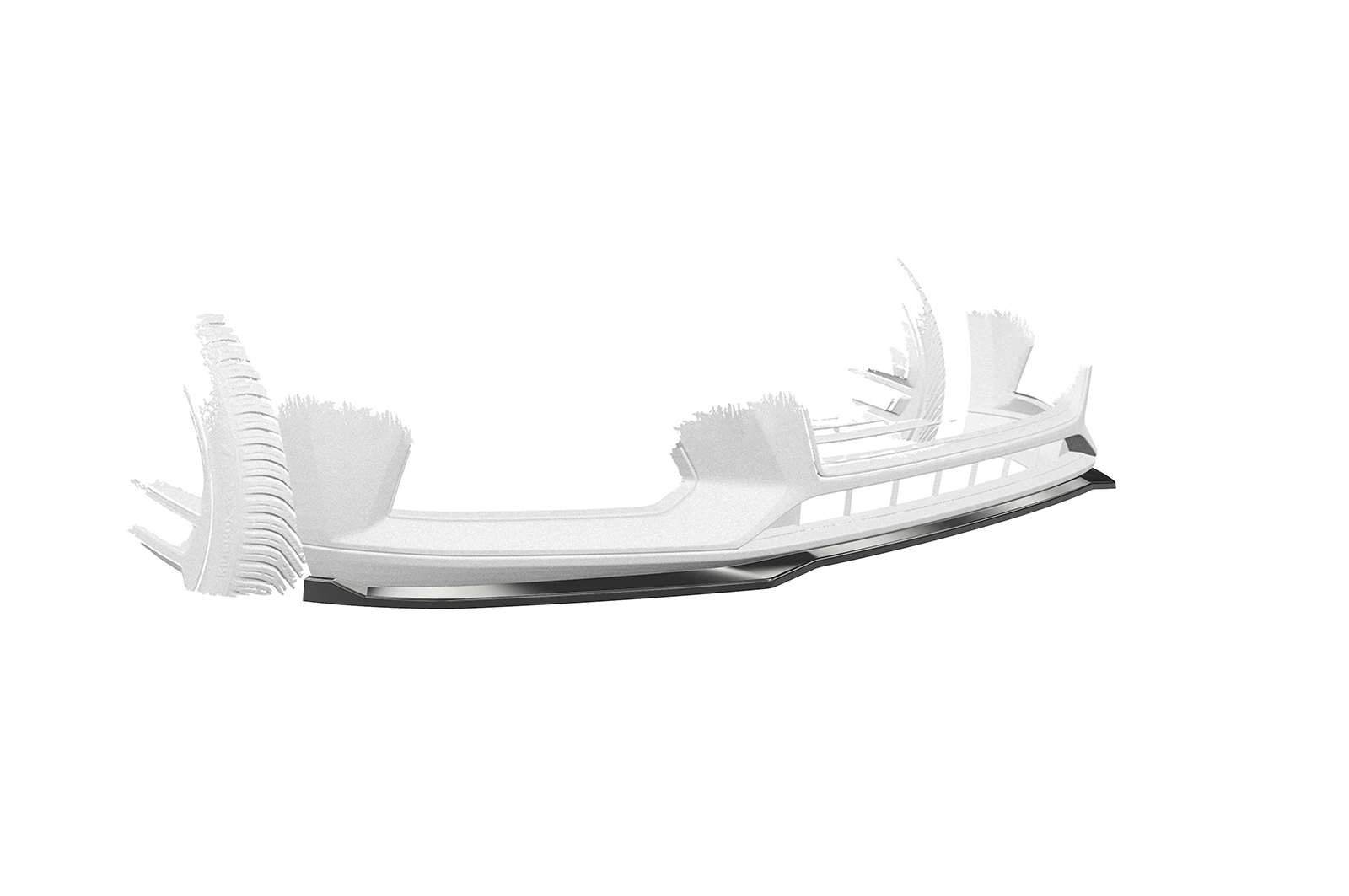 Voorspoiler passend voor Audi A5 (F5) Glans Zwart – CSR Automotive 