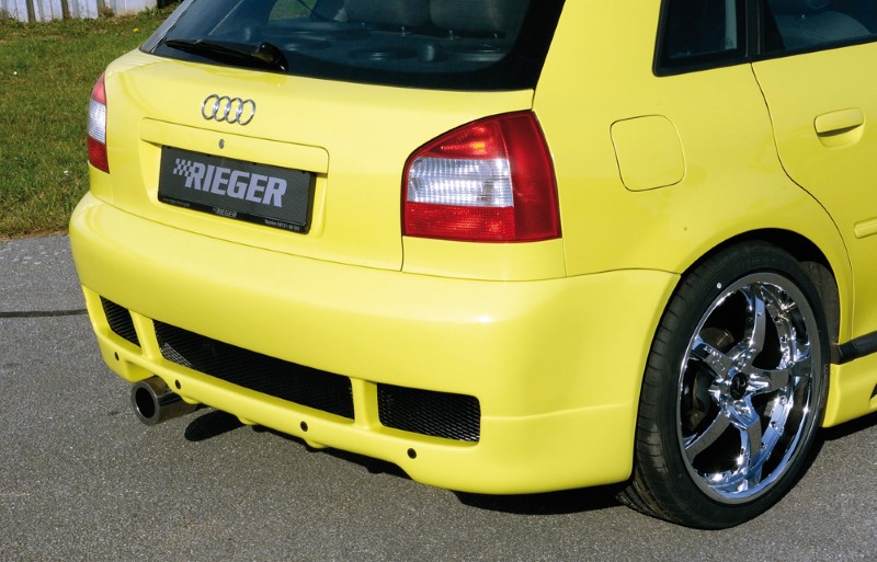 Achterbumper Audi S3 met PDC ABS Rieger