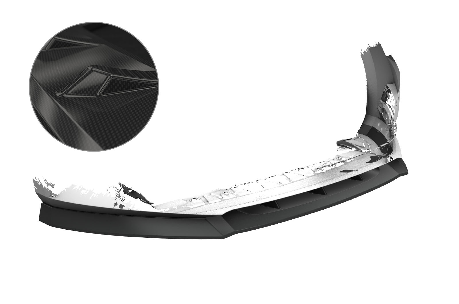 CSR Voorspoiler passend voor Skoda Superb III
