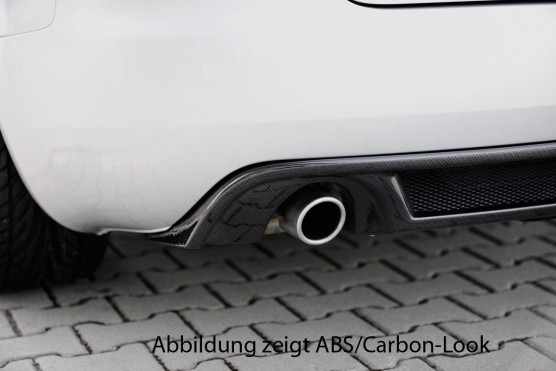Achterbumper Diffuser passend voor Audi A4 cabrio (8H) ABS 02- Rieger