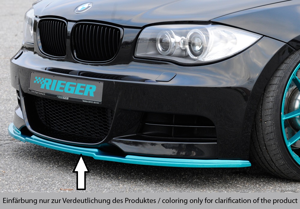 Voorspoiler passend voor BMW 1Serie E82/E88 2007-.. Ongespoten Rieger