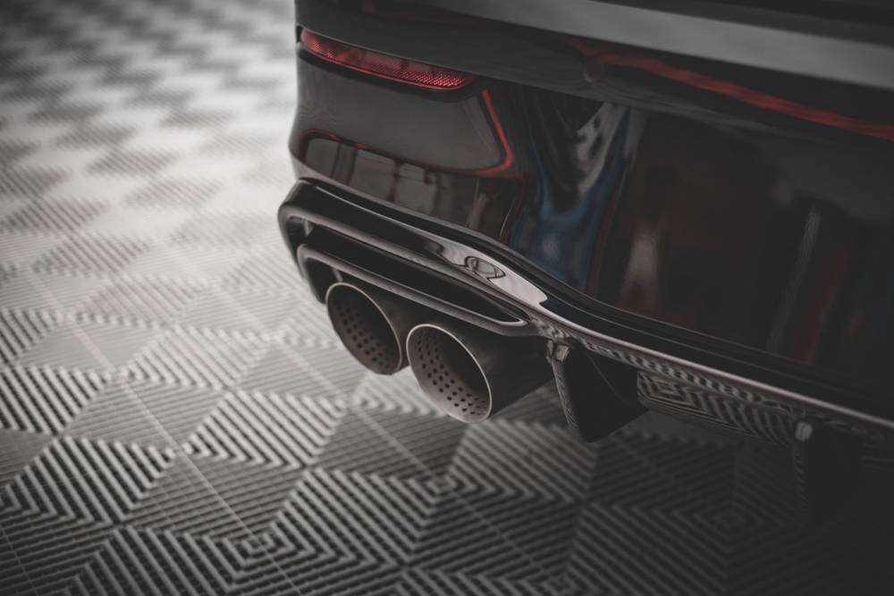 Diffuser V.2 Volkswagen Golf 8 R Maxton Glans Zwart
