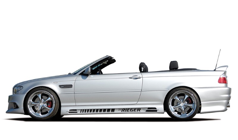 Zijskirts passend voor BMW E46 diepe versie alle modellen ook M3 met 2 schach