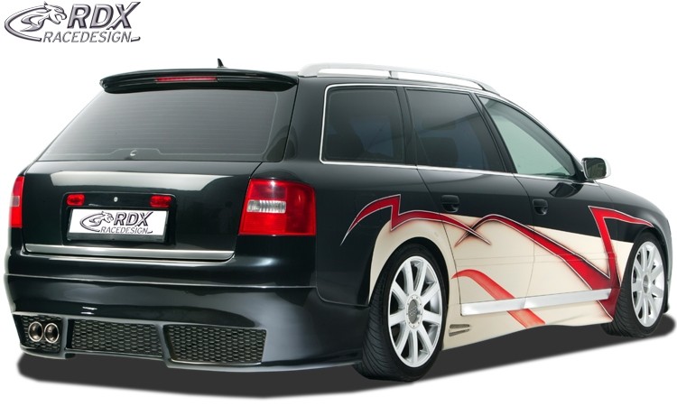 Achterbumper Diffuser passend voor Audi A6 4B/C5 Avant 1997-2001 (GFK)