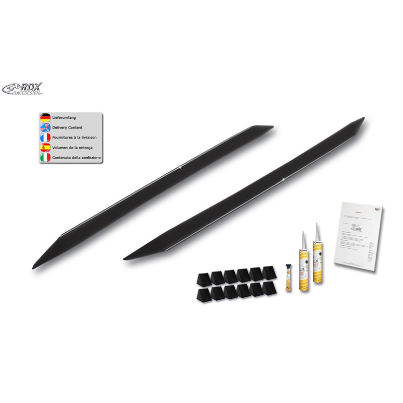 Sideskirts  Volkswagen Golf VIII 2020- 'Slim' (ABS)