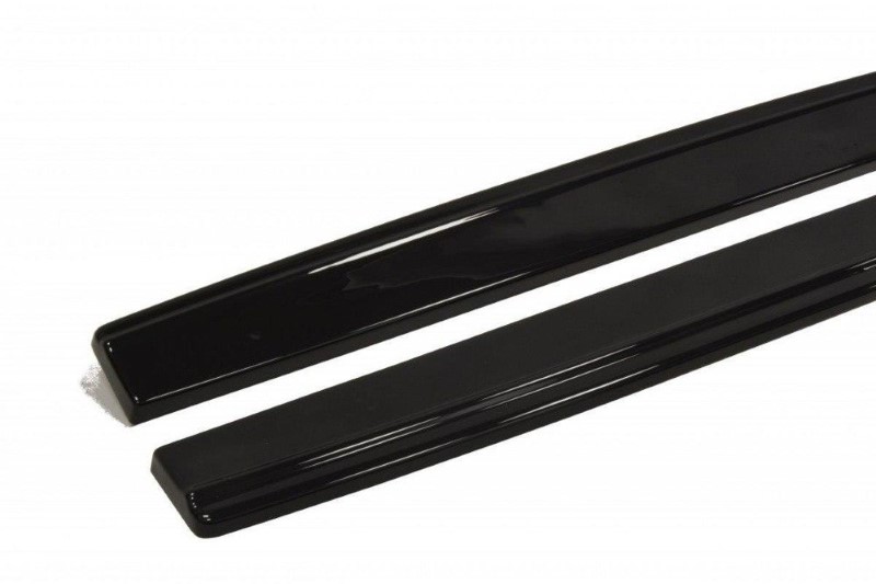 Zij Skirts Diffuser passend voor Audi TT RS 8J Glanzend Zwart