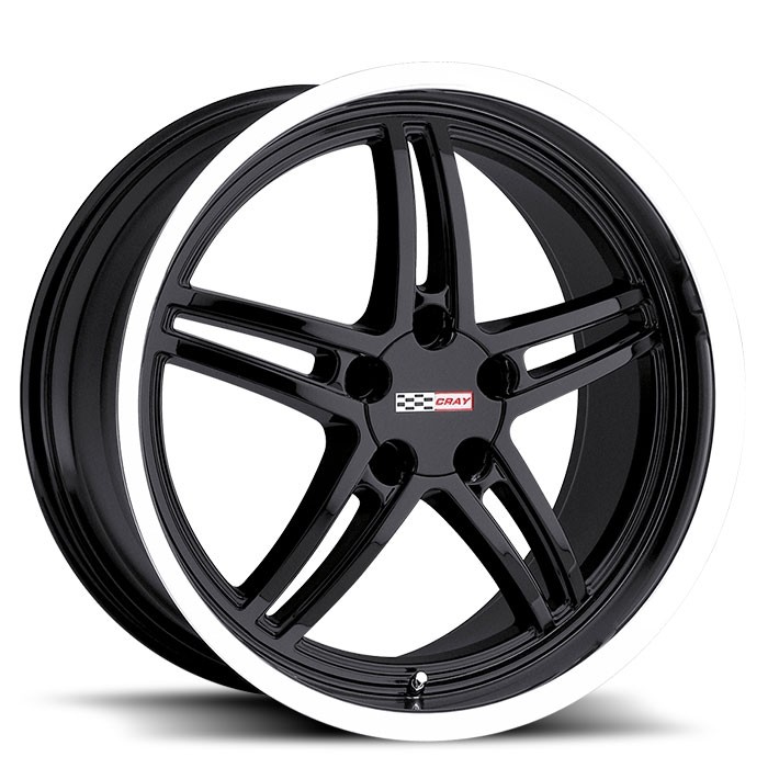 Velgen Cray Scorpion 18x9 5x120,65 ET50 Glanzend Zwart + Machine