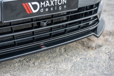 Voorspoiler passend voor VW Passat R-Line B8 Glans Zwart