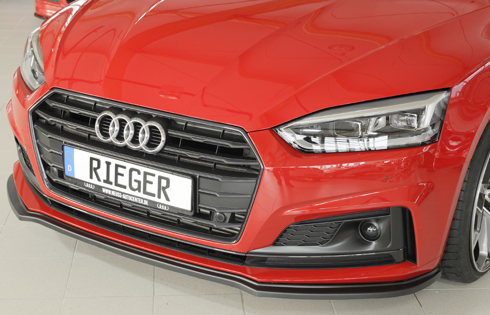 Voorspoiler Audi A5 B9 F5 S-Line Rieger