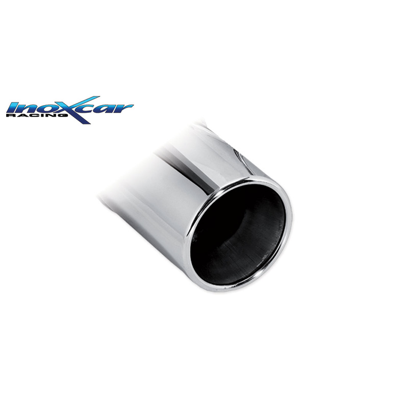 100% RVS Sportuitlaat  Mini Cooper F55-F56 1.5 136pk 2014- 1x102mm