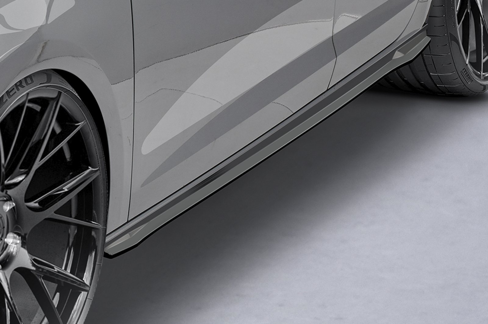 Zijskirts passend voor Seat Leon FR / Cupra CSR Glans Zwart