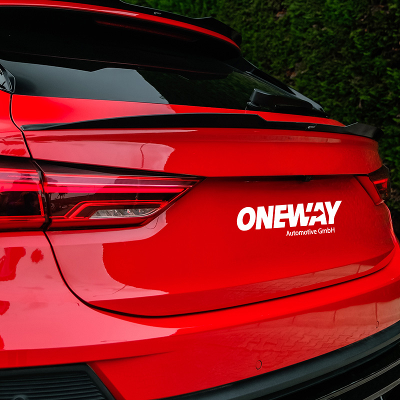 Achterspoiler  Audi Q3 (F3N) Sportback 2019-2025 incl. S-Line/RSQ3 - Glanzend zwart