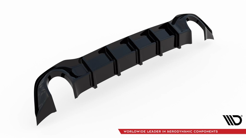 Diffuser passend voor Volkswagen Golf 8 GTI Maxton V.3