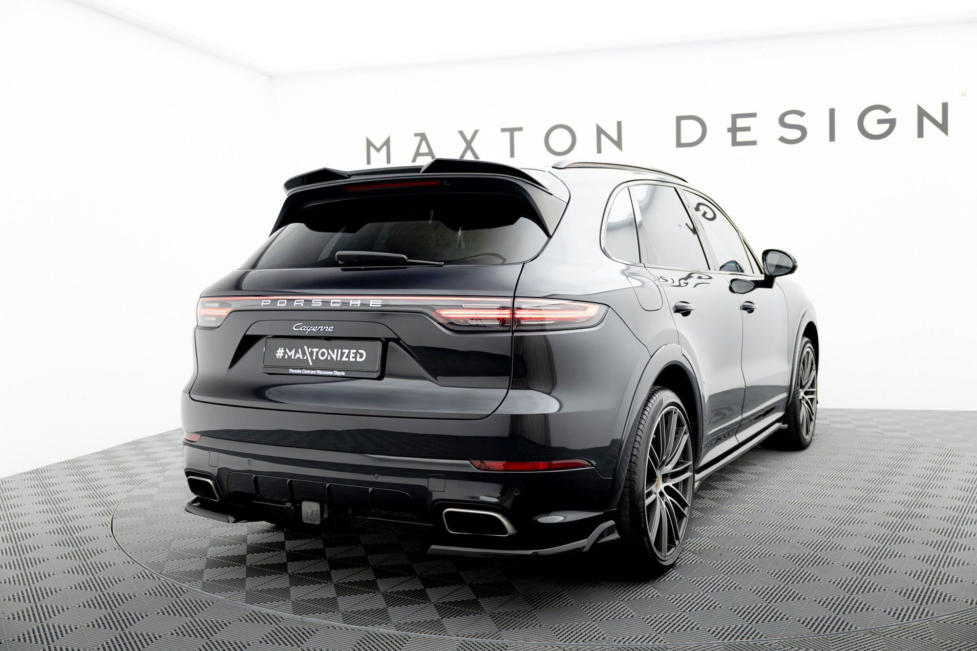 Achterzij Spoilers Porsche Cayenne Sport Design MK3 Maxton