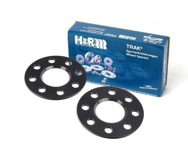 H&R Wielspacers DR06 Systeem 6 mm – 5x100 / 5x112 – Naaf 57,1 mm – Zwart