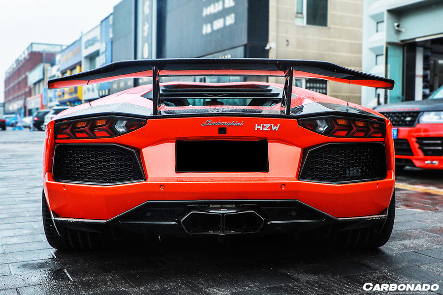 Lamborghini Aventador LP700 LP740 Coupe/Roadster DC Style Carbon Fiber Spoiler 2011-2020