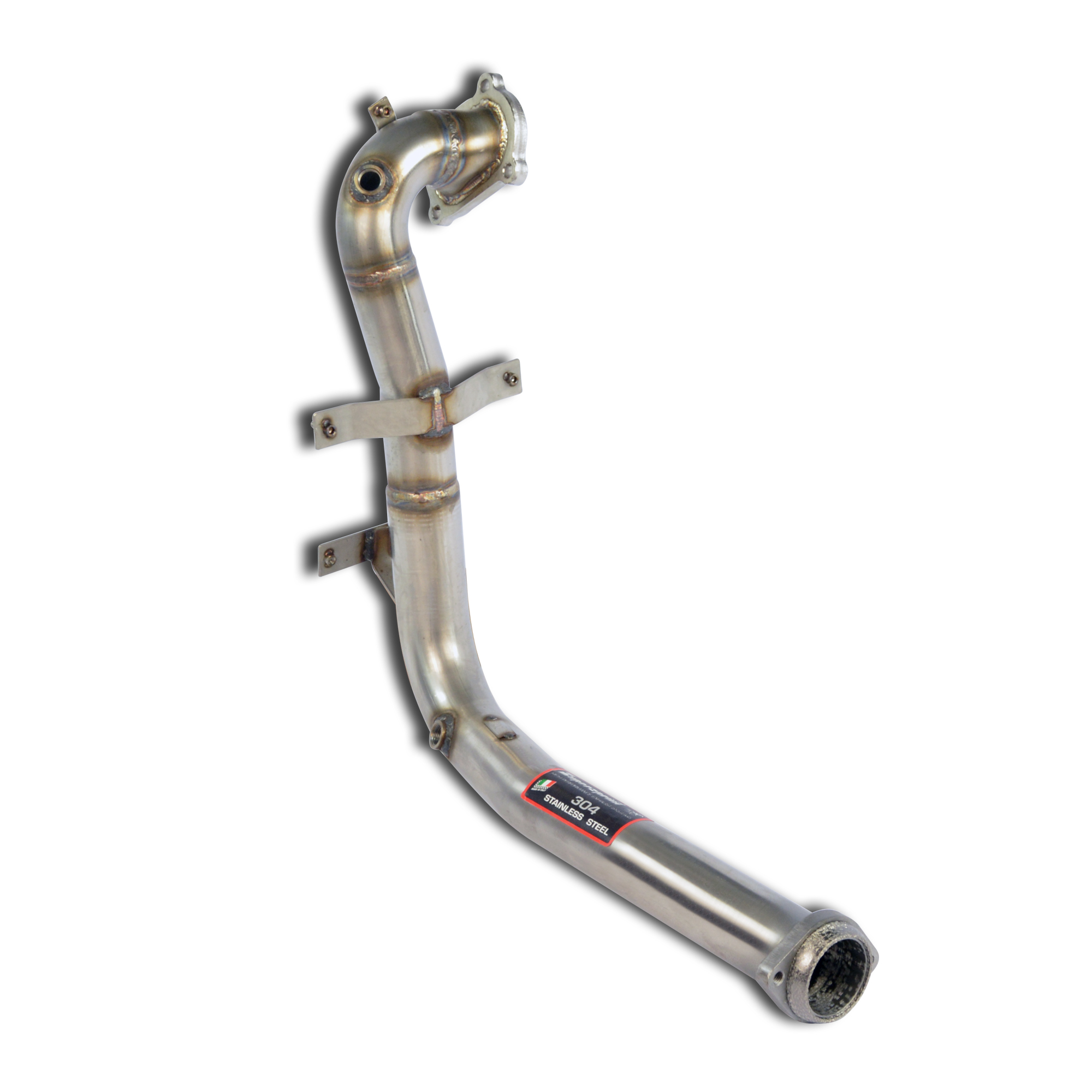595 ABARTH 1.4T "Trofeo Edition" (140 Hp) (Ø65 with valve) 2015 Turbo downpipe kit (Replaces catalyt
