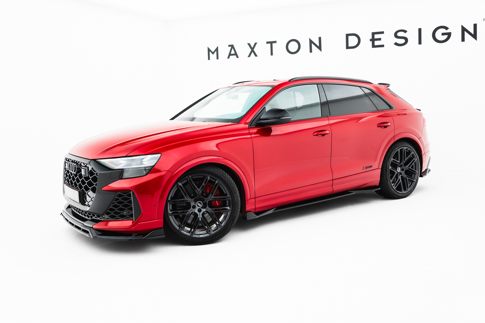 Zijskirts Audi RSQ8 MK1 Facelift Maxton  Kopiëren