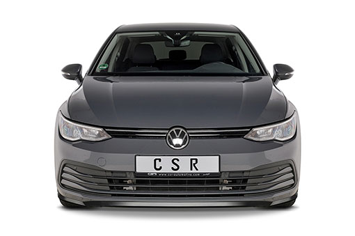 Voorspoiler passend voor Volkswagen Golf 8 CSR Glans Zwart