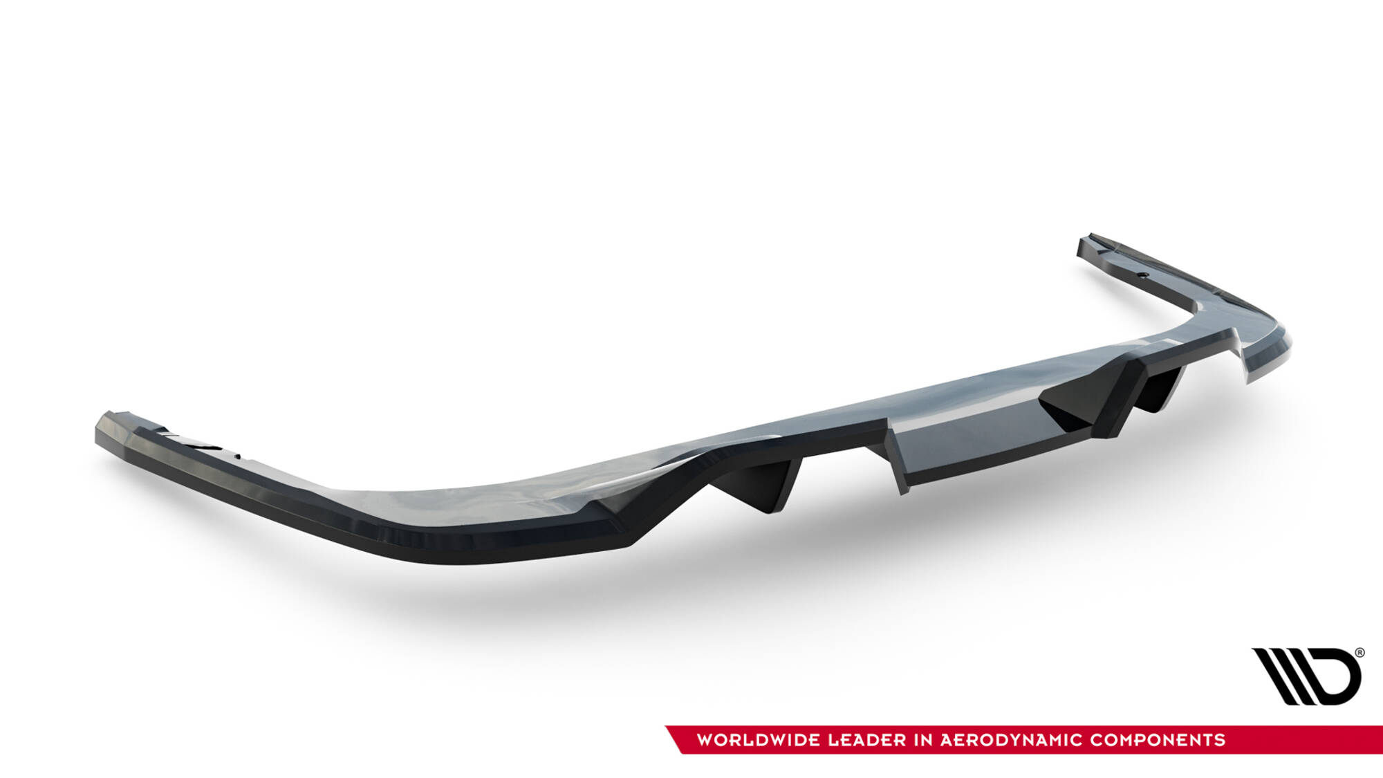 Achter Diffuser passend voor Volkswagen Atlas R-Line MK1 Facelift 2 Maxton Glanzend zwart