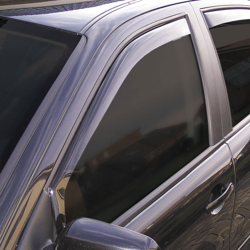 Zijwindschermen Dark  Nissan Qashqai 2007-2013 (ook +2)