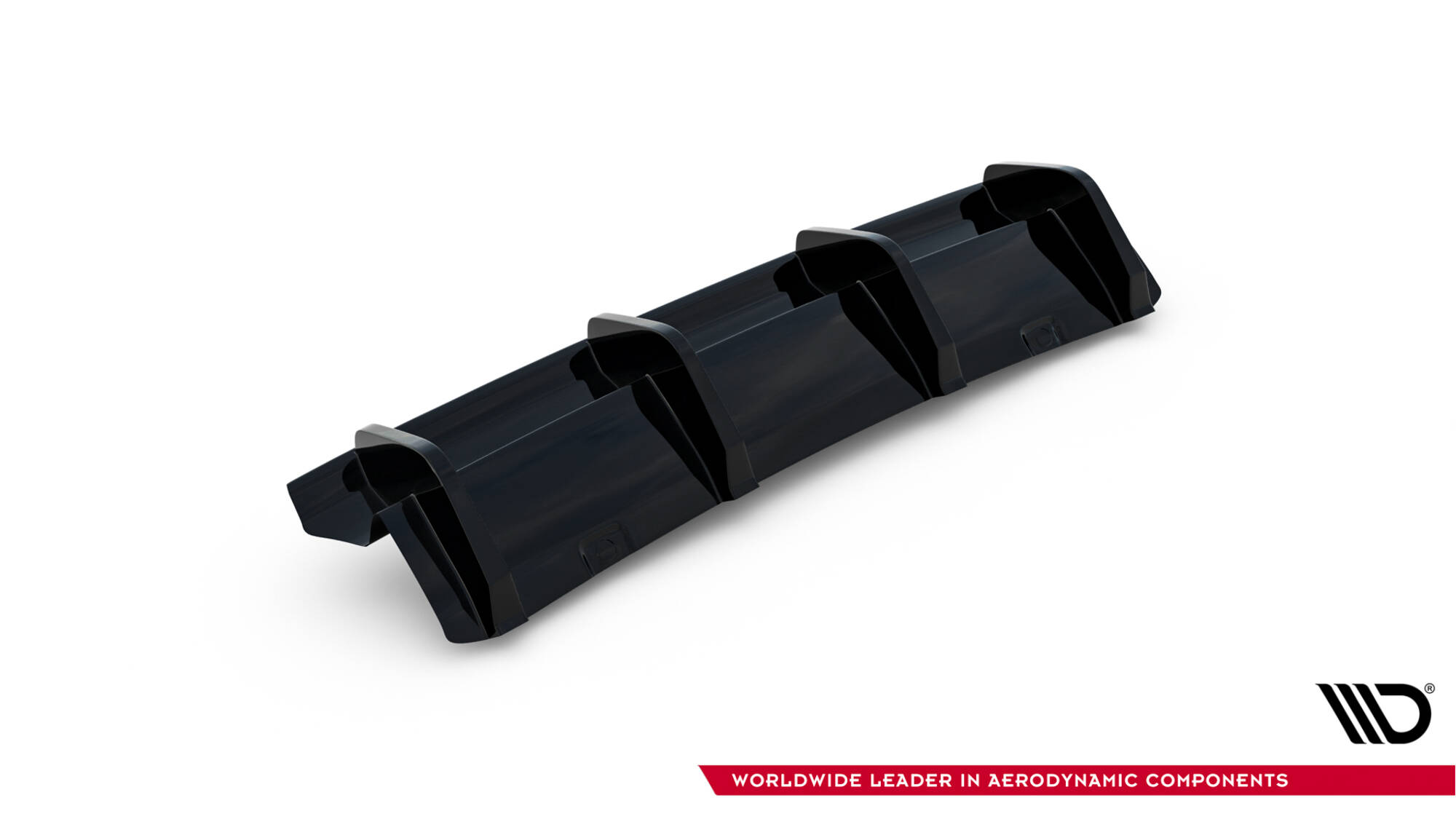Achter Diffuser passend voor Volkswagen Golf R Hatchback R MK7 Facelift Maxton Glanzend zwart