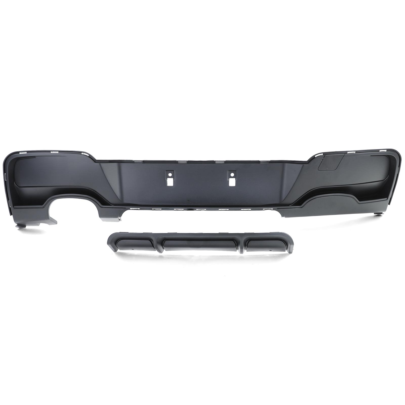Diffuser passend voor BMW 1 Serie F20 F21 11-15 Mat Zwart