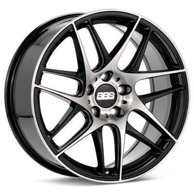 Velgen BBS CX R zwart polish 9x20 5x120 ET25