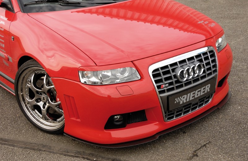 Spoilerzwaard voor Voorbumper passend voor Audi S3 ABS Rieger