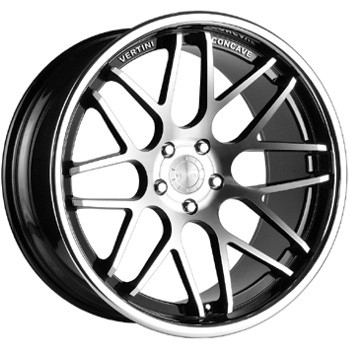 VERTINI MAGIC CONCAVE INOX BLACK MACHINED FACE 9,5x19 5x114,3