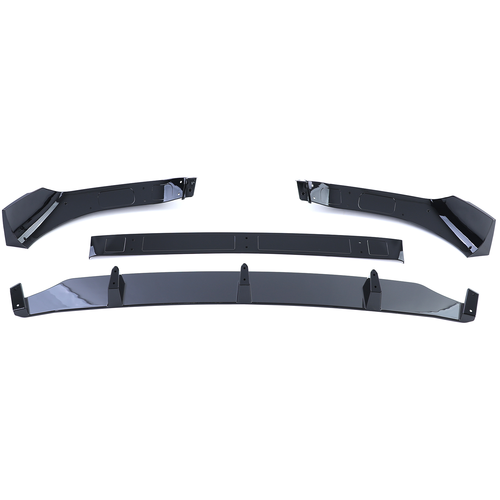 Voorspoiler passend voor BMW X6 G06 Glans Zwart