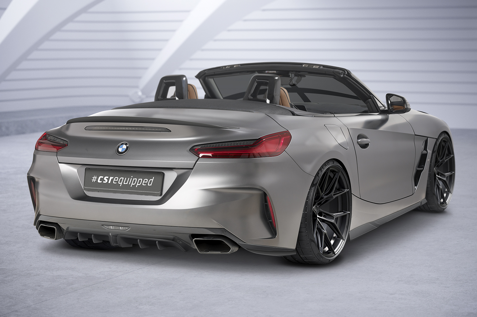 Diffuser passend voor BMW Z4 M40i (G29) CSR Glans Zwart