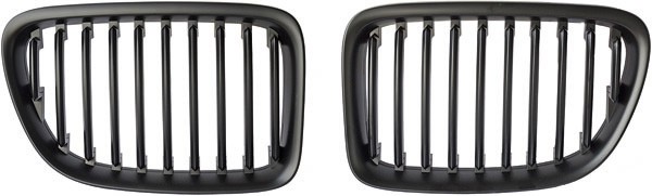 Grill passend voor BMW X1 bj. 2009- Zwart