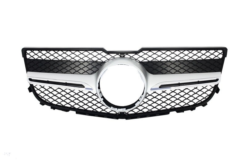 Grill passend voor Mercedes Benz GLK-Class X204 (2013-2015) Silver AMG Desig