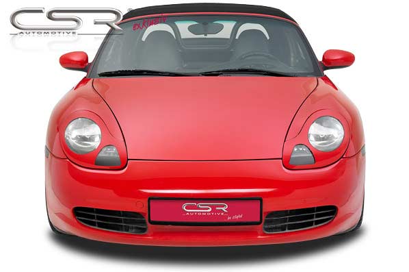 Koplampspoiler Porsche Boxster 986 en 911/996 CSR Glans Zwart
