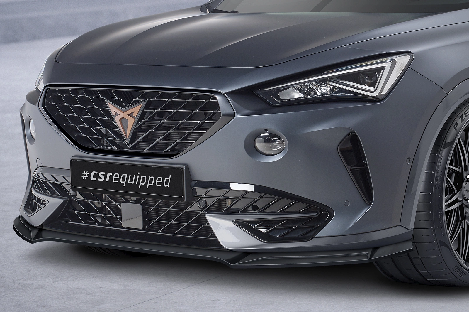 Voorspoiler passend voor Cupra Formentor Glans Zwart (2020 - heden)