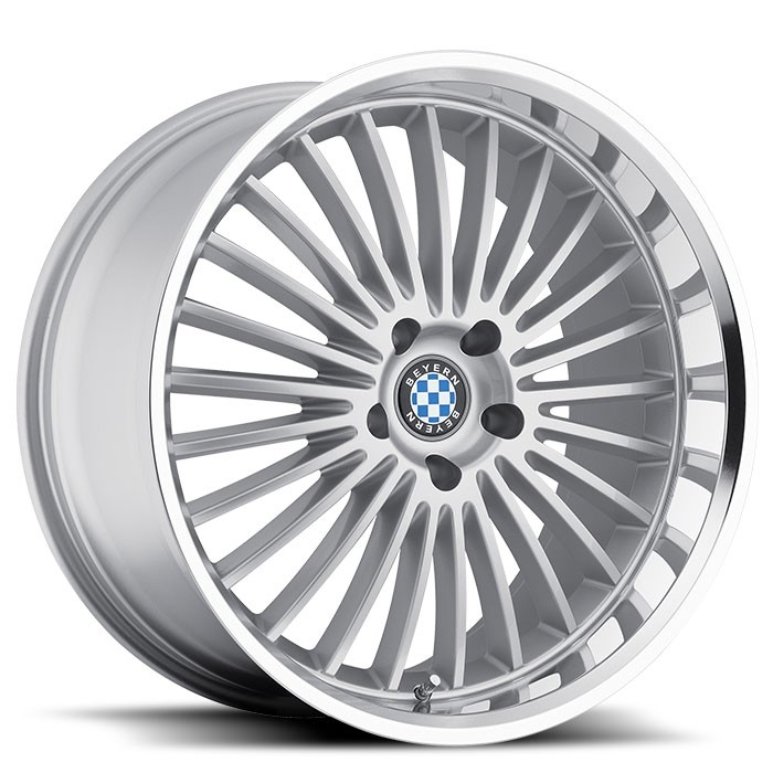 Velgen Beyern Multi 20x10 5x120 ET40 Zilver + Machined Rand