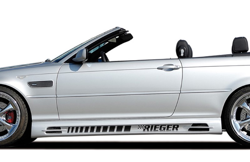 Zijskirts passend voor BMW E46 diepe versie alle modellen ook M3 met 2 schach