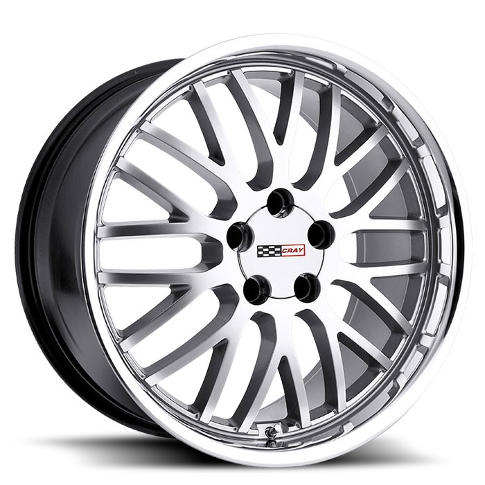 Velgen Cray Manta 18x10,5 5x120,65 ET65 Zilver + Machined Rand
