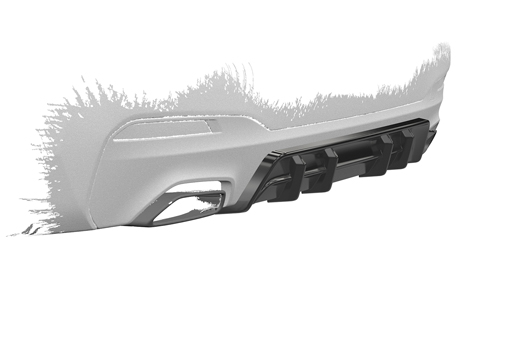 Diffuser passend voor BMW 5 Serie G30 / G31 M pakket