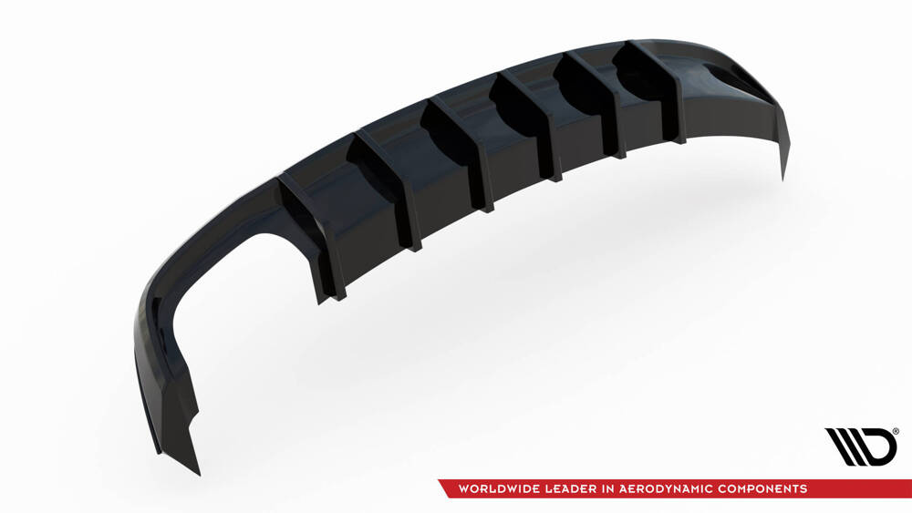 Achter Diffuser passend voor Audi A5 S-line Coupe / Sportback 8t Facelift (Single Side Dual Exhaust Version)