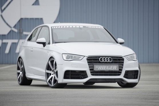 Rieger Voorbumper passend voor Audi A3 8V 2012- SRA+PDC