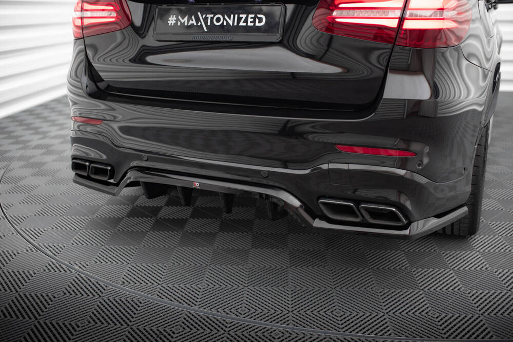 Diffuser V.1 Mercedes AMG GLC 63 SUV X253 Maxton Glans Zwart