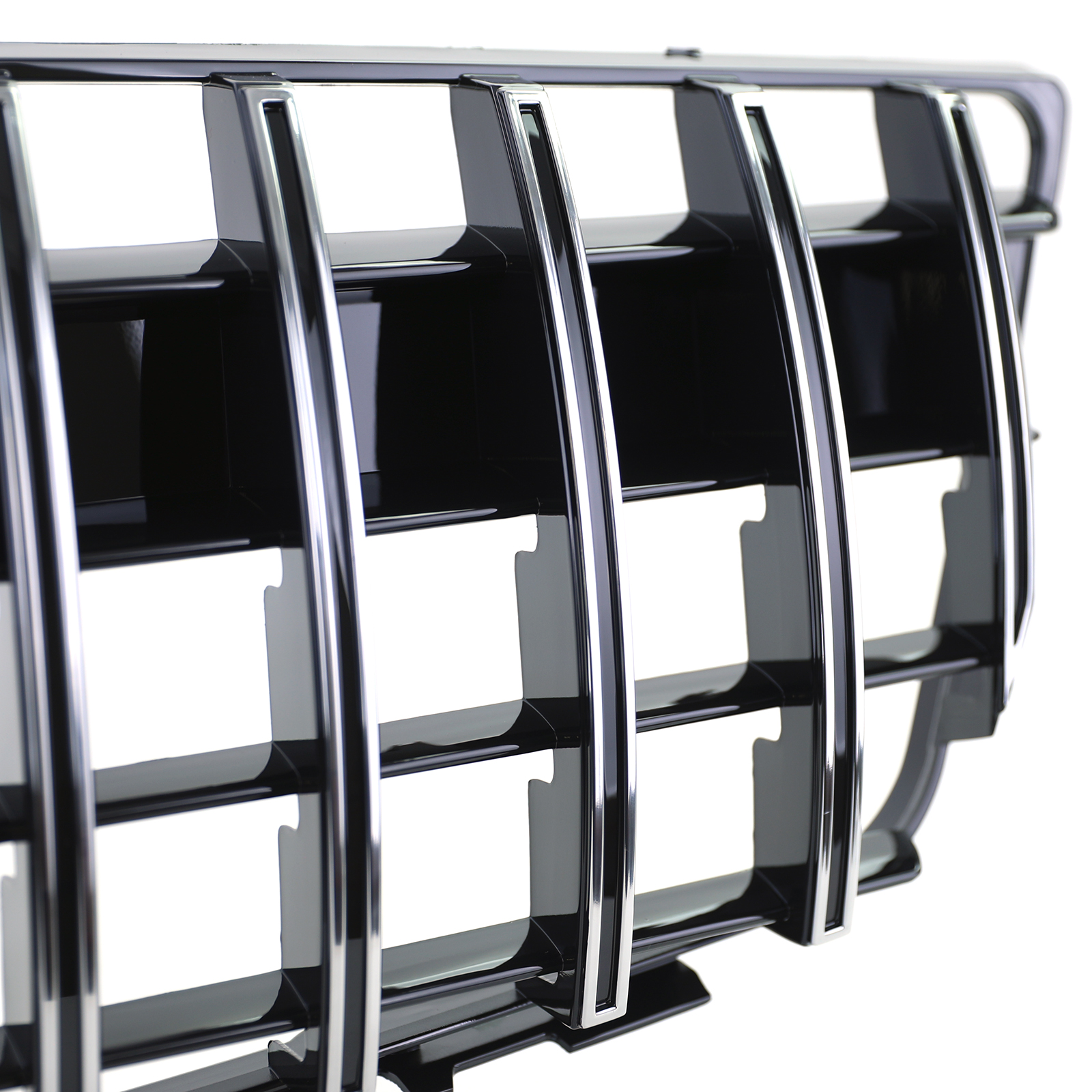Grill passend voor Mercedes Benz GLK-Class X204 (2008-2012) Zwart Chroom