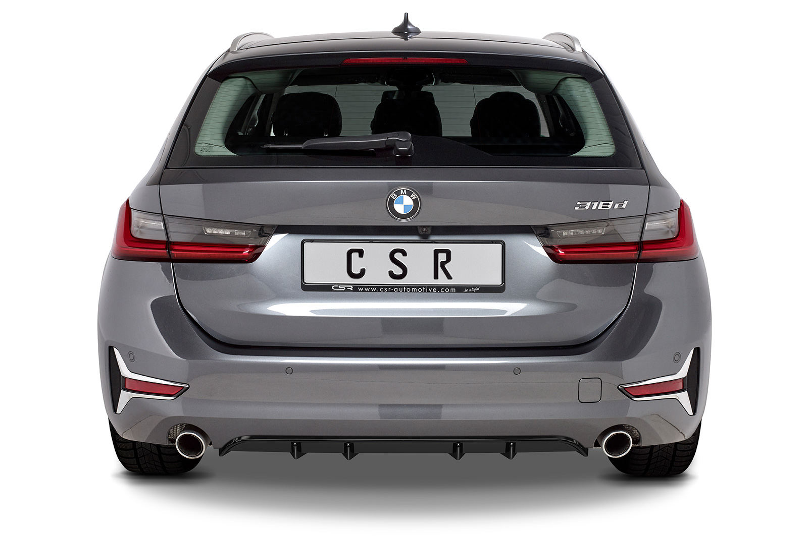 Valance BMW 3er Limo en Touring (G20/G21) CSR glans Zwart