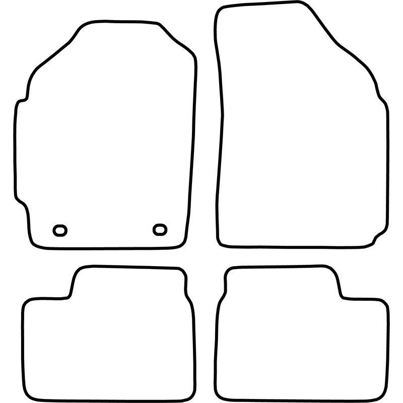 Automatten Velours  Daewoo Matiz 1998-2001