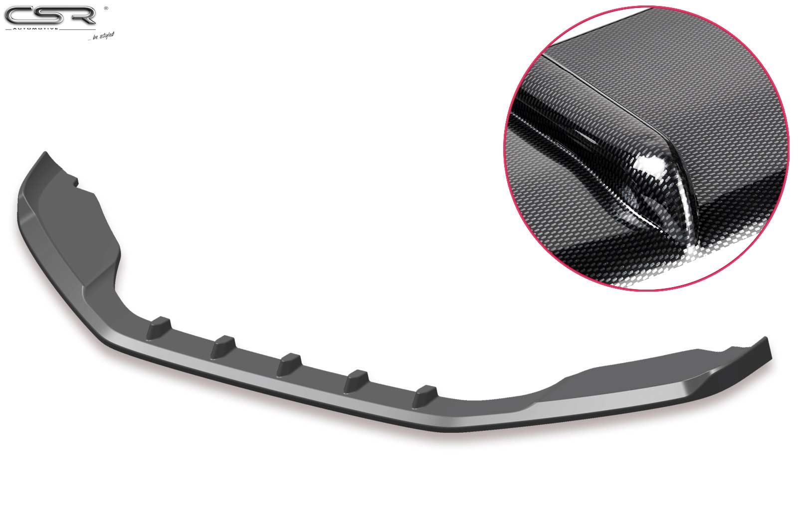 Voorspoiler passend voor Volkswagen Scirocco CSR Carbon Look