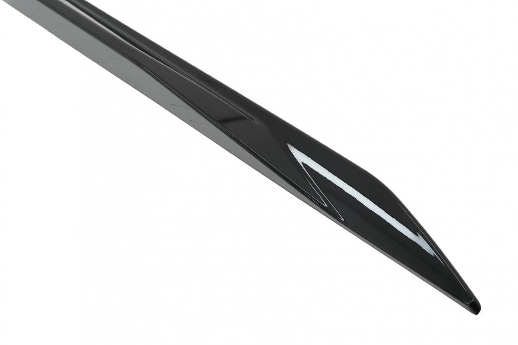 Zijskirts passend voor BMW 5 G60 M-pack Black Knight Design Glans Zwart