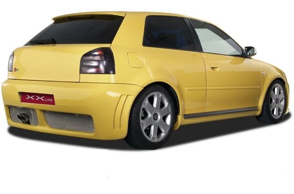 Achterbumper Audi S3 8L CSR XX-Line kentekenuitsparing
